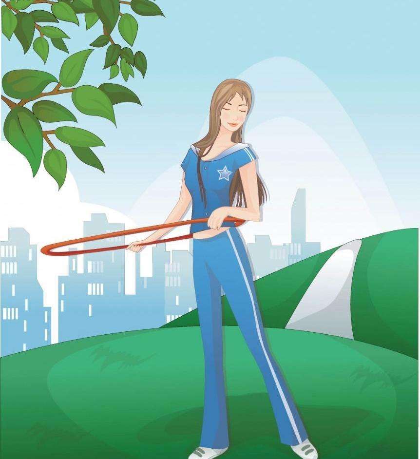 健康瘦身一问，呼啦圈能减肚子吗