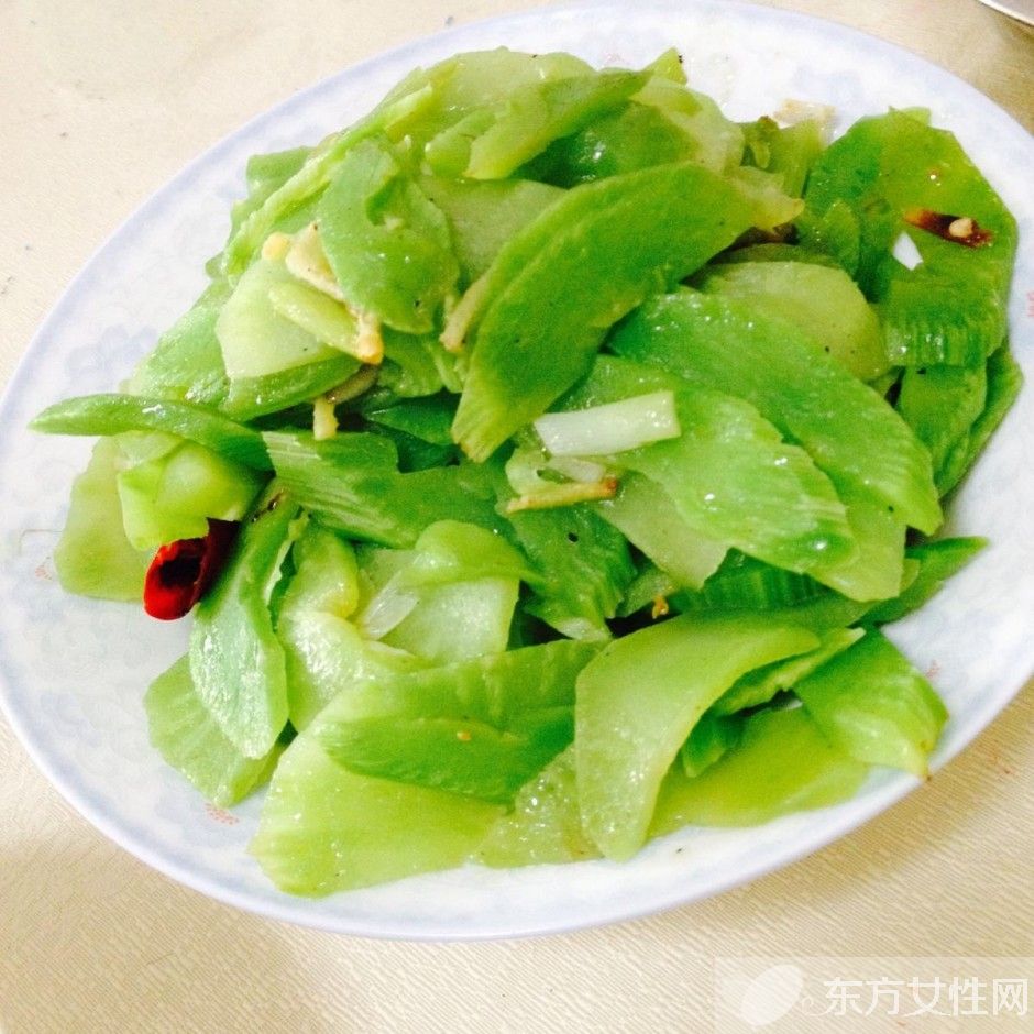 莴苣叶的做法大全 常吃莴笋有六大好处