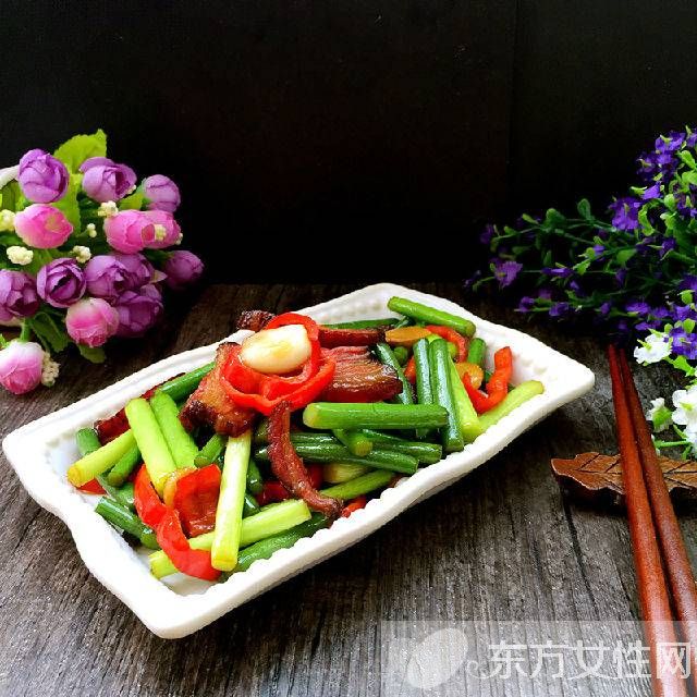 蒜苗炒腊肉的家常做法 简单易学益处多
