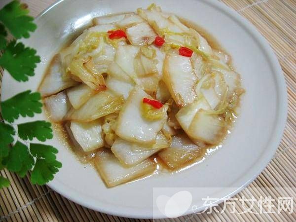 醋溜白菜的做法大公开 白菜不但能润肠还助消化