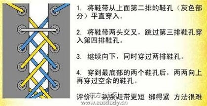 鞋带的24种系法每天你都会有好心情