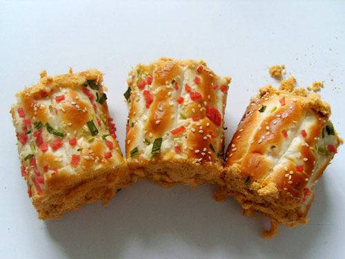 必学 肉松面包卷三种美味做法