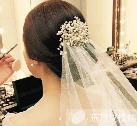 《蓝色海洋的传说》全智贤同款新娘发型推荐