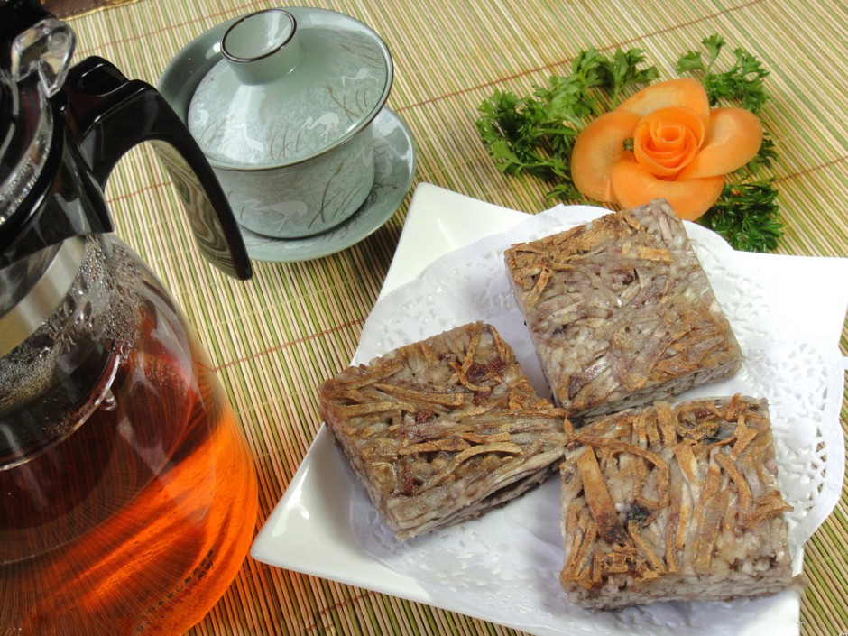 芋头糕的家常做法 吃了会上瘾