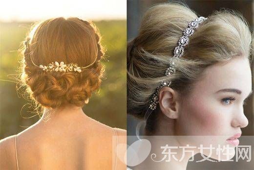 新娘浪漫发簪头饰 仙度十足高贵唯美