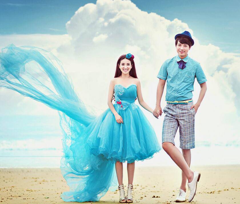 8款婚纱照创意造型 让你的婚纱照个性十足