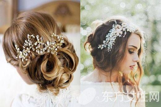 新娘浪漫发簪头饰 仙度十足高贵唯美