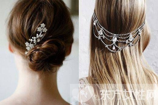 新娘浪漫发簪头饰 仙度十足高贵唯美
