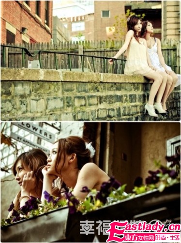 婚纱写真 新娘与伴娘的性感PK秀