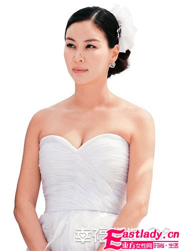 清新 优雅 纯洁 盘点明星新娘的完美裸妆