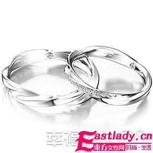 钻戒流行趋势 2010情侣最爱钻戒欣赏