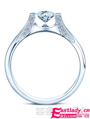 心灵之吻钻石婚戒 源自心底的触动