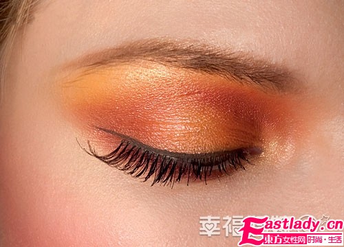 冬日活力新娘烟熏妆——橙色最新鲜