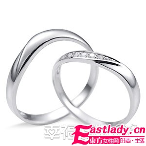 钻戒流行趋势 2010情侣最爱钻戒欣赏