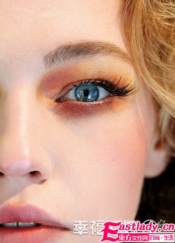 冬日活力新娘烟熏妆——橙色最新鲜