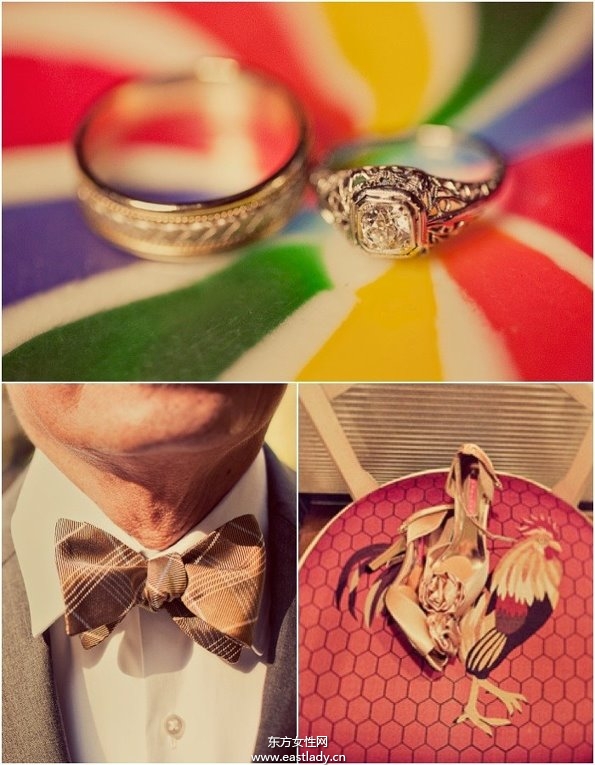 19世纪初主题复古婚纱照幸福满满的