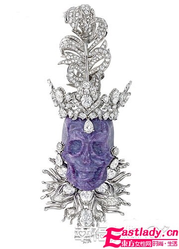 紫色新娘珠宝搭配 明耀冬日绮丽颜色