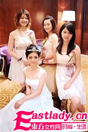 带着伴娘拍婚纱照 伴娘团俏丽 女人帮