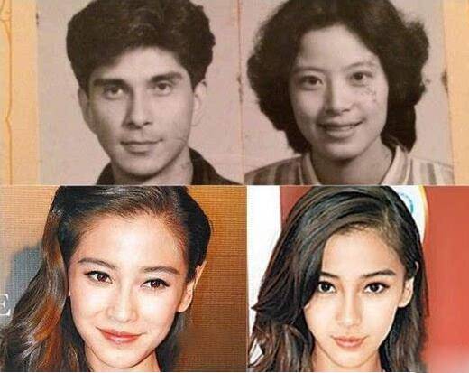 AngelaBaby杨颖父母家庭背景揭秘 整容前后照对比惊人