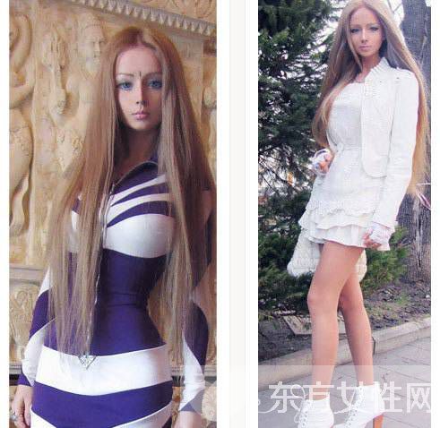 乌克兰真人芭比瓦莱里娅 素颜整容前照片曝光