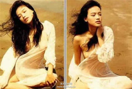 舒淇穿古装拍三级片露点