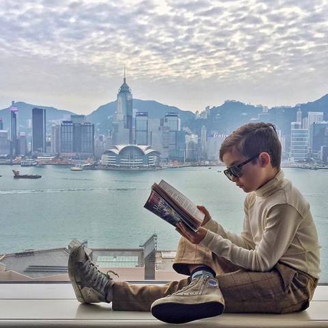 太萌了 以后如果有儿子一定要这样穿