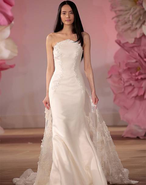 纽约新娘时装周 这辈子梦寐以求的15件新品婚纱