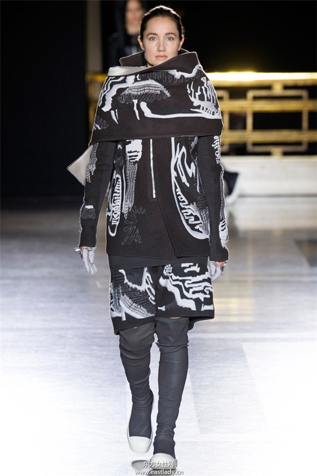 Rick Owens巴黎时装周2014秋冬新品发布