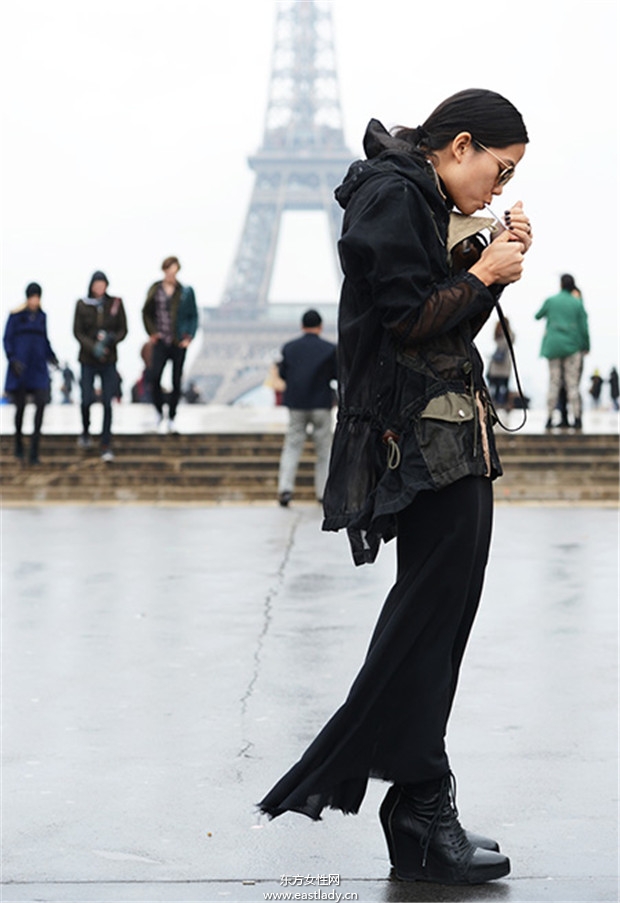 Tommy Ton巴黎时装周2014秋冬新品发布