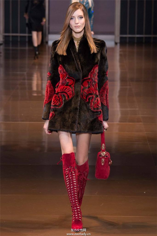 Versace米兰时装周2014秋冬新品发布