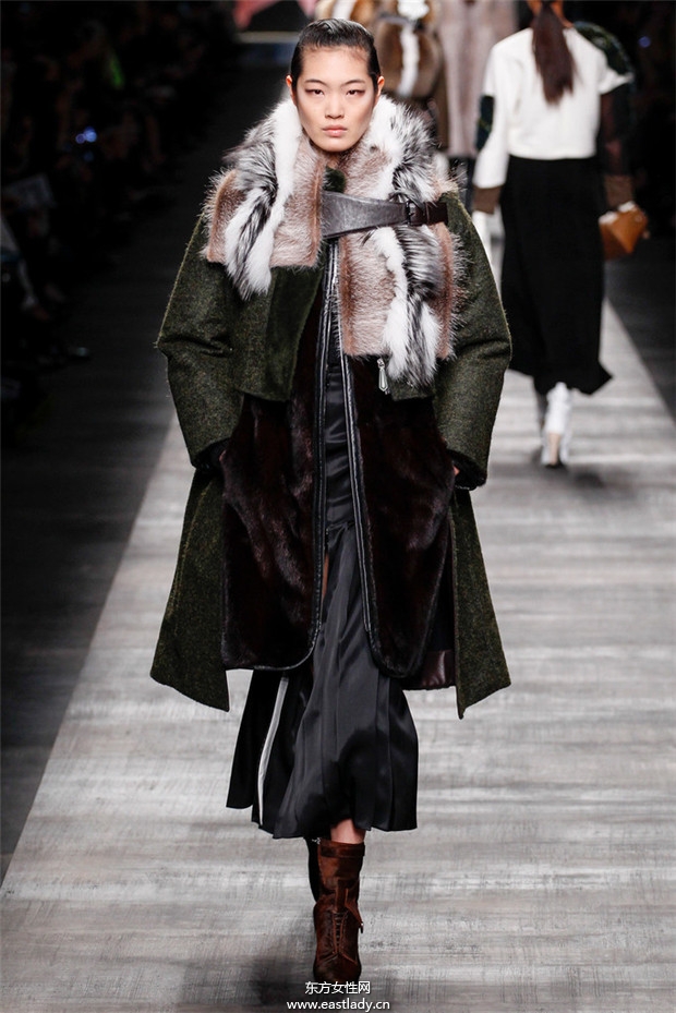 Fendi米兰时装周2014秋冬新品发布