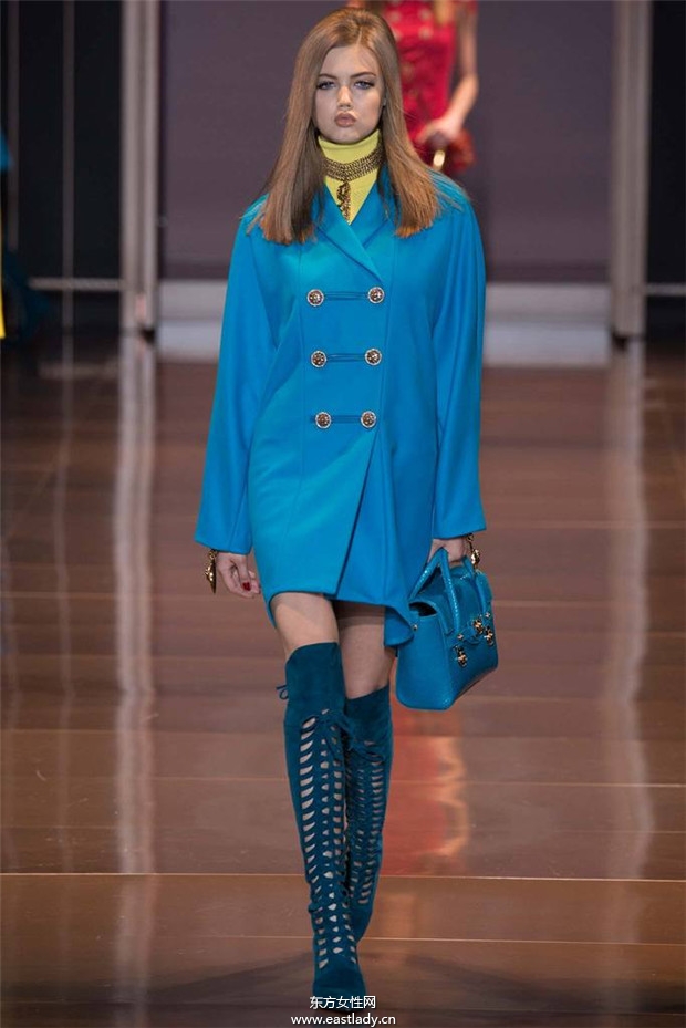 Versace米兰时装周2014秋冬新品发布