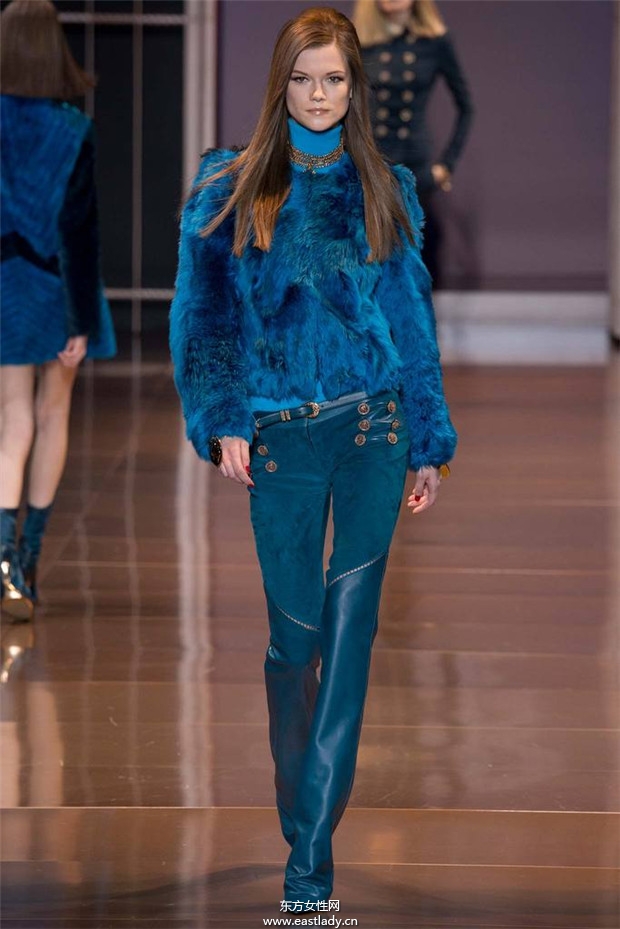 Versace米兰时装周2014秋冬新品发布