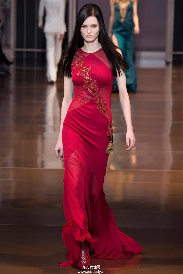 Versace米兰时装周2014秋冬新品发布