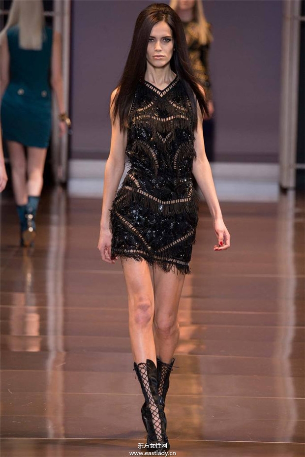 Versace米兰时装周2014秋冬新品发布