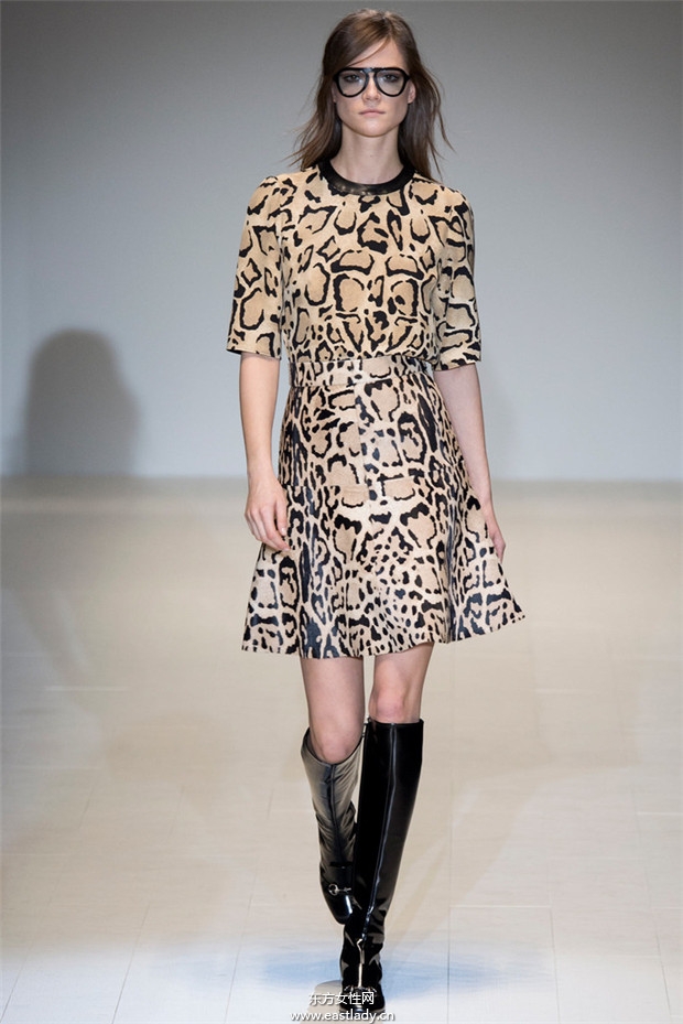 Gucci米兰时装周2014秋冬新品发布