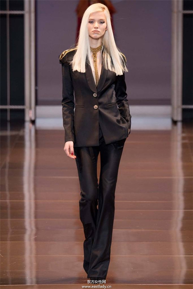 Versace米兰时装周2014秋冬新品发布