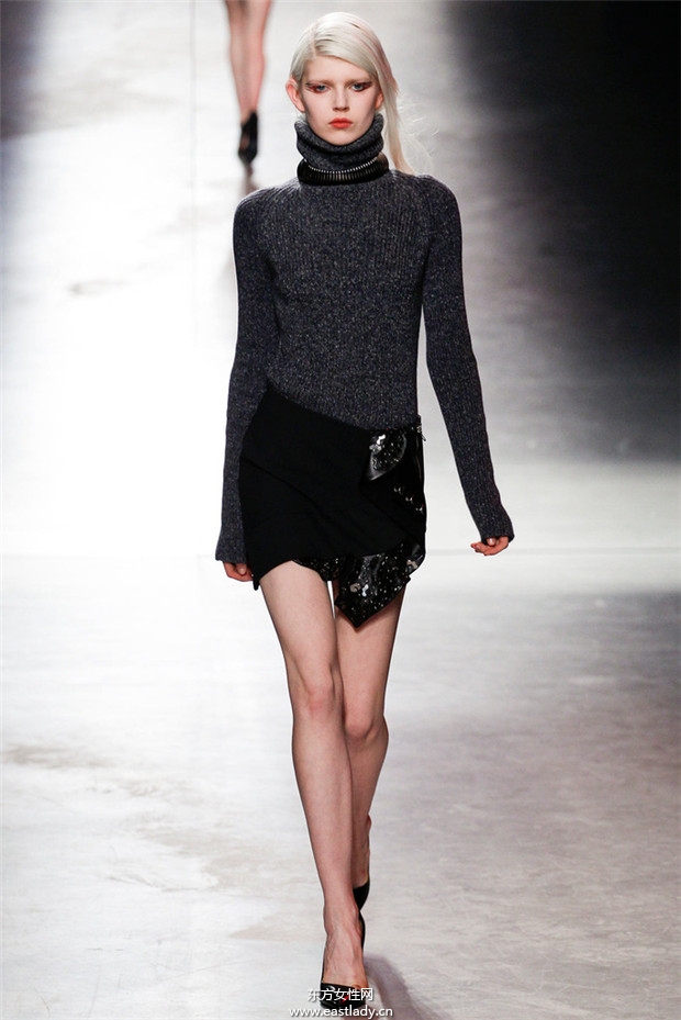 Anthony Vaccarello巴黎时装周2014秋冬新品发布