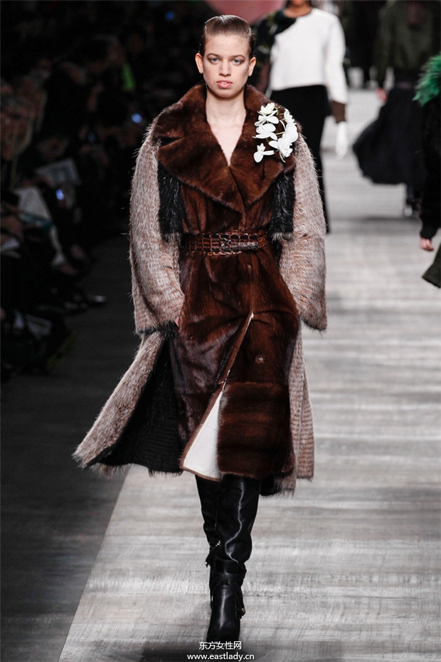 Fendi米兰时装周2014秋冬新品发布