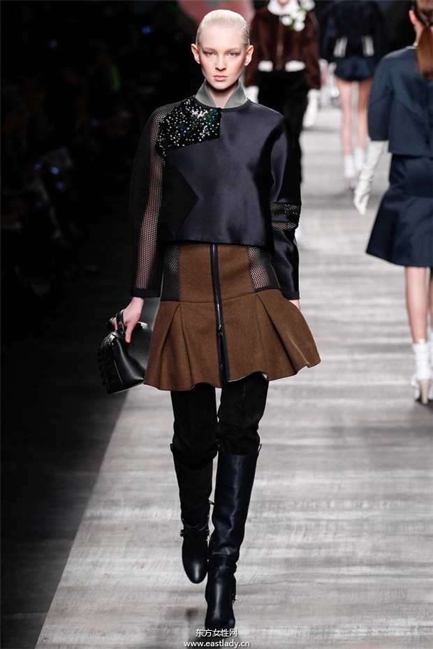 Fendi米兰时装周2014秋冬新品发布