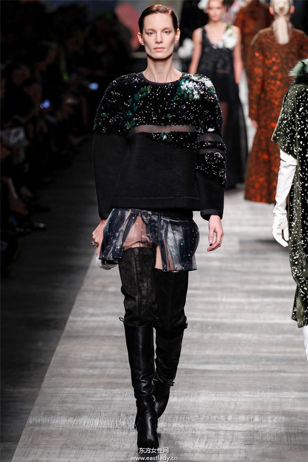 Fendi米兰时装周2014秋冬新品发布