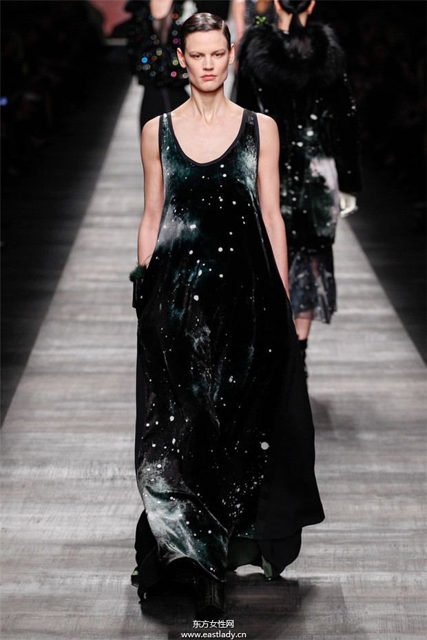 Fendi米兰时装周2014秋冬新品发布