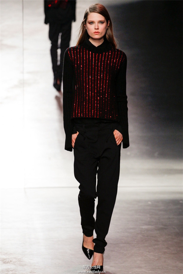 Anthony Vaccarello巴黎时装周2014秋冬新品发布