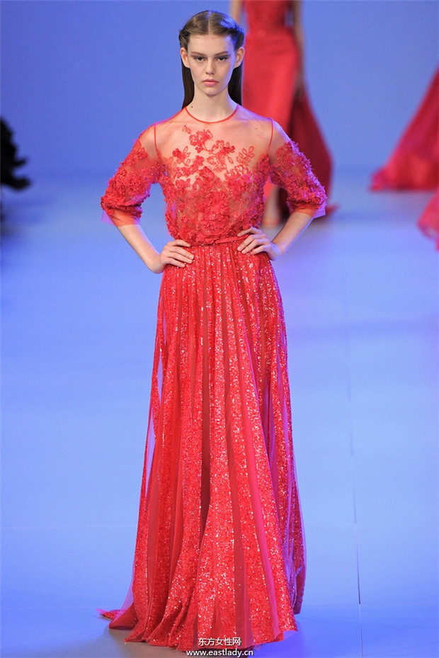 Elie Saab 2014巴黎春夏高级定制时装秀