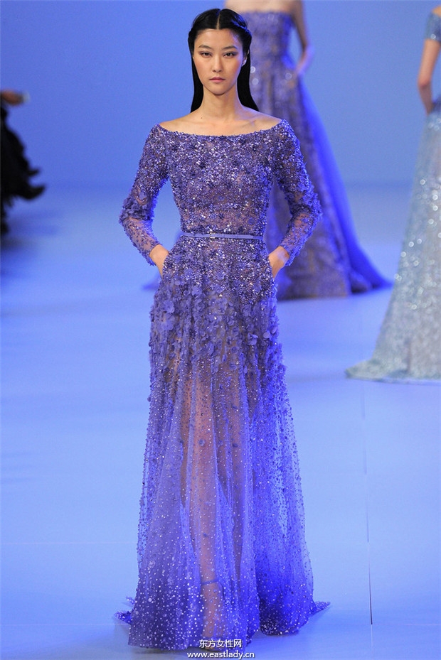 Elie Saab 2014巴黎春夏高级定制时装秀