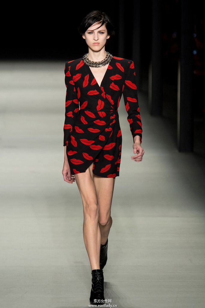 Saint Laurent（圣罗兰）2014春夏流行服饰时尚大片