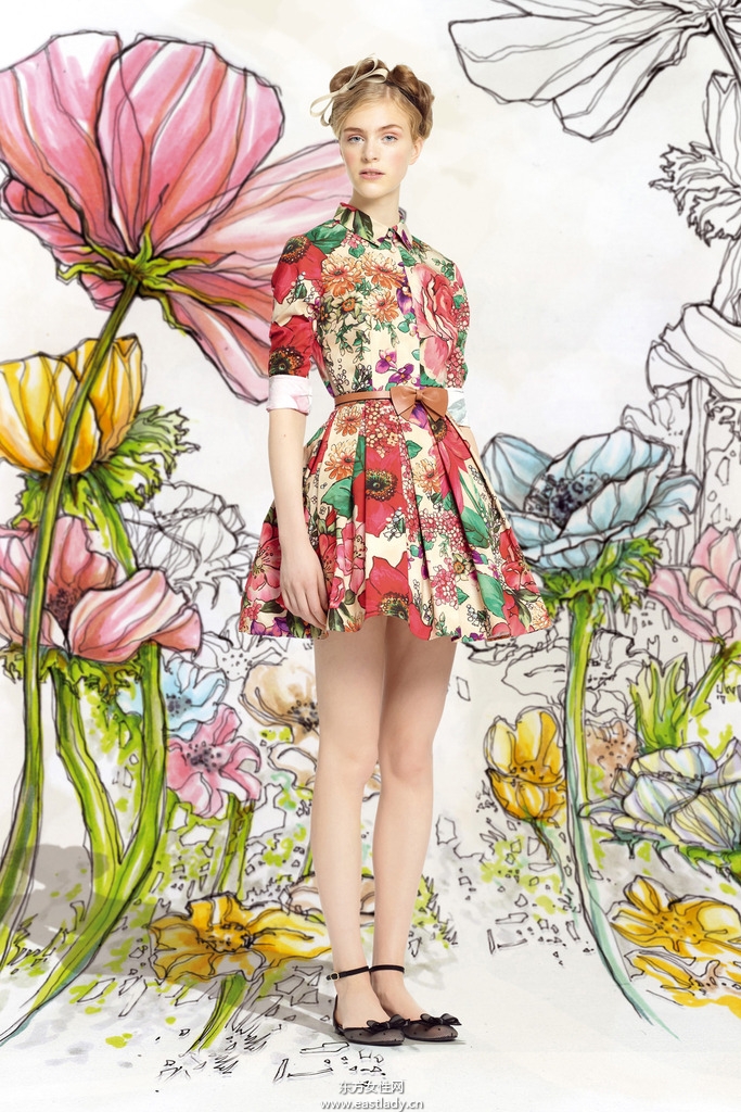 Red Valentino 2014春夏流行服饰时尚大片