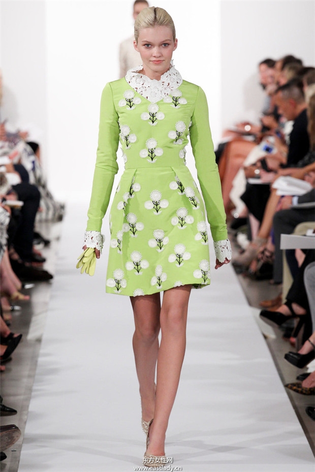 Oscar de la Renta 2014春夏流行服饰时尚大片