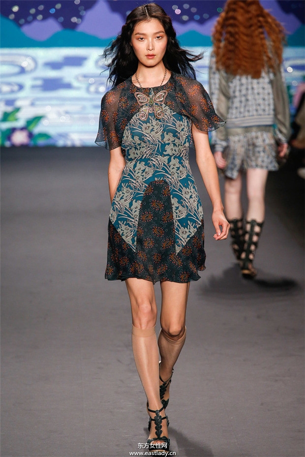 Anna Sui 2014春夏流行服饰时尚大片