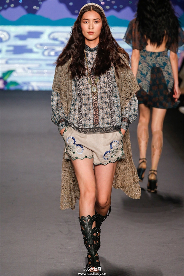 Anna Sui 2014春夏流行服饰时尚大片